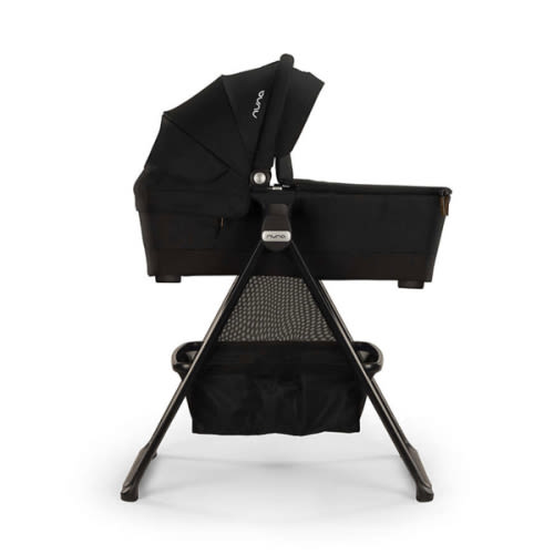 Nuna ® SWIV + TRIV ™ Black Caviar Baby Bassinet with Stand