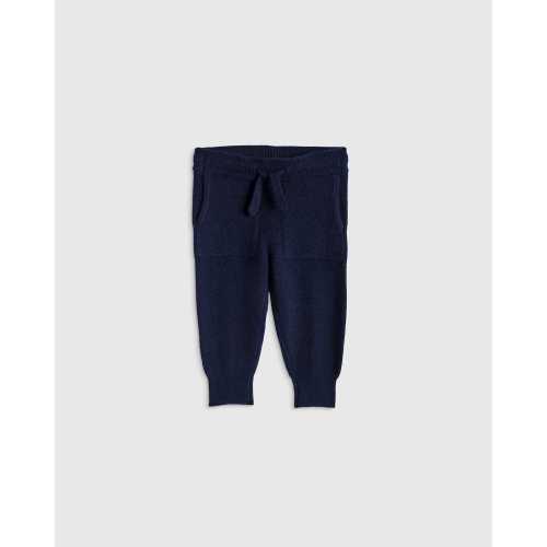 Washable Cashmere Jogger - Baby in True Navy