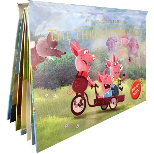 My First Pop-Up Fairy Tales - Three Little Pigs : Pop up Books for children
