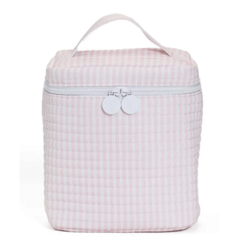 TRVL Pink Pimlico Stripe Quilted Insulated Bag