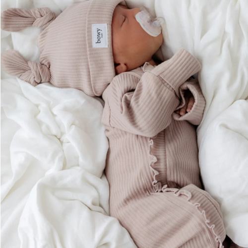 Baby Frill Onesie - Rose