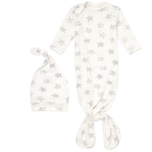 aden + anais star newborn gown + hat set