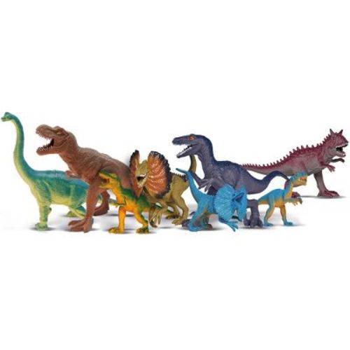Simba Toys Big Dino Set 8 Dinosaur Figures Realistic Prehistoric Toys Kids 3+