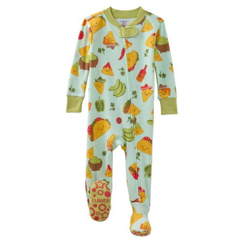 Cruz One-Piece Organic Cotton Footie Pajamas