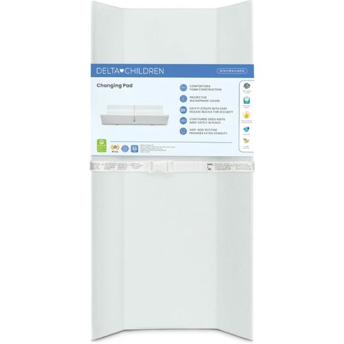 Delta Children Foam Contoured Changing Pad with Waterproof Cover