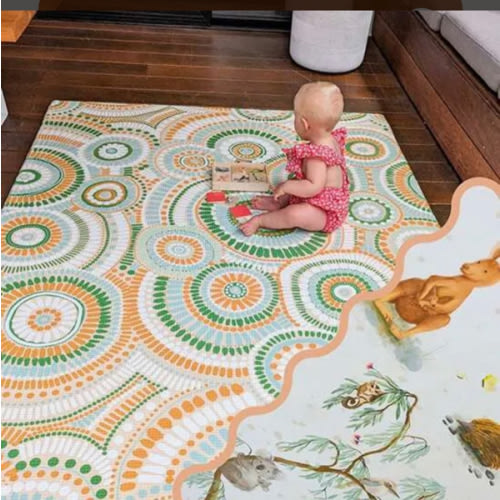 Green Wildflowers/ Outback Foam Playmat