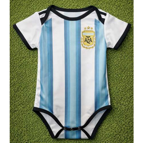Argentina Baby Bodysuit | Infant Soccer Romper | Argentina Blue White Jersey for Newborn