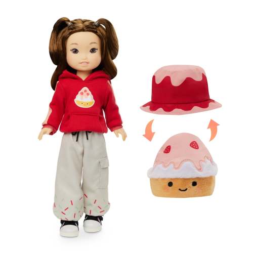 Riley Doll – 14" Mixed Asian American Doll for Girls
