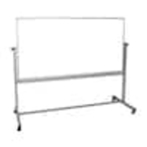 Luxor 72 in. x 40 in. Double Sided Mobile Magnetic Whiteboard MB7240WW