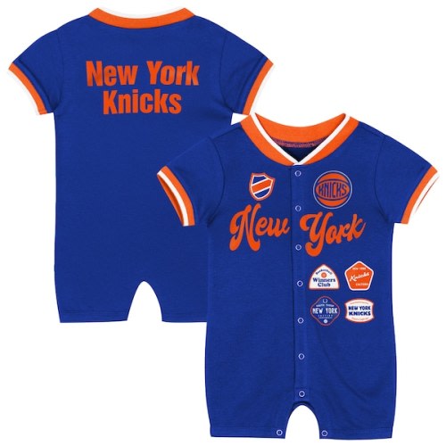 Newborn & Infant New York Knicks Outerstuff Blue Pinch Romper