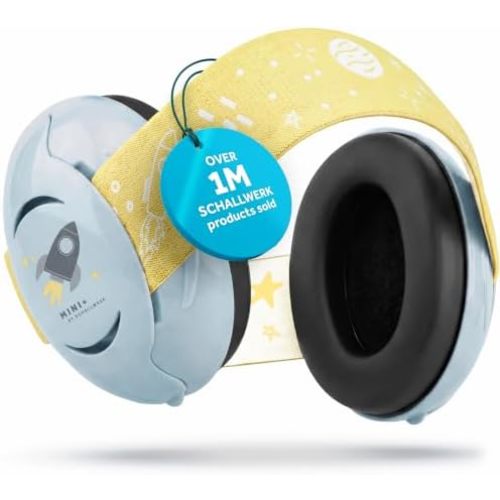 Schallwerk ® Mini+ Baby Ear Muffs – Infant Noise Cancelling Headphones, Toddler Ear Protection, Baby Headphones for Noise