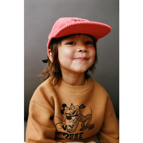 MICKEY MOUSE AND FRIENDS © DISNEY CORDUROY CAP - Orange | ZARA United States