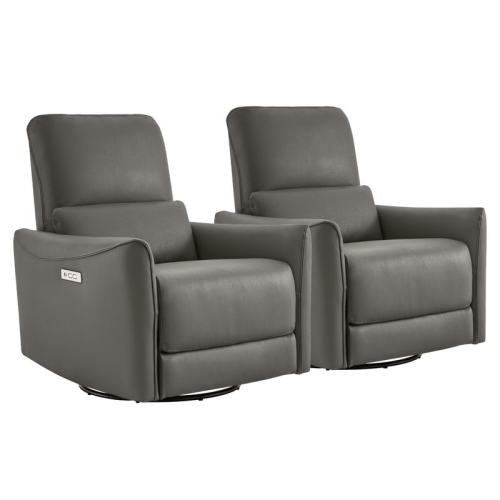 Asher Power Swivel Glider Recliner (Single)