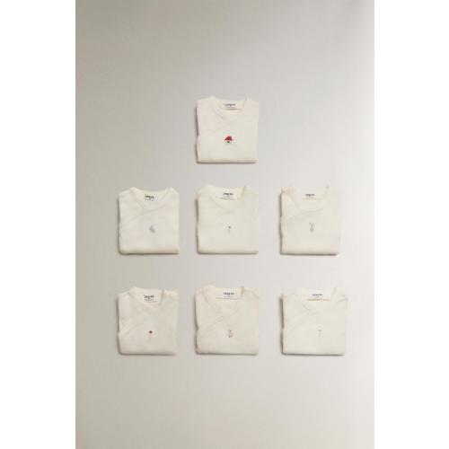 CROSS-STITCH BABY BODYSUIT PACK - Light beige | ZARA United States