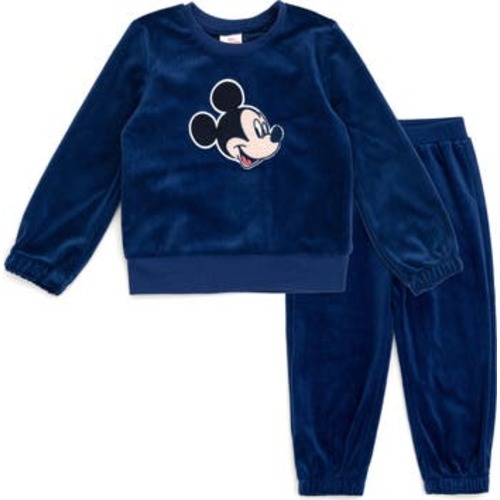 Velour Sweatshirt & Pants Set, 12M