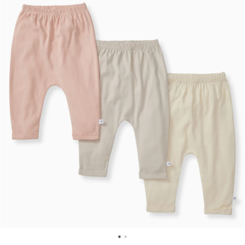 Solid Organic Cotton Baby Pants 3 Pack - Pink Sand – Burt's Bees Baby