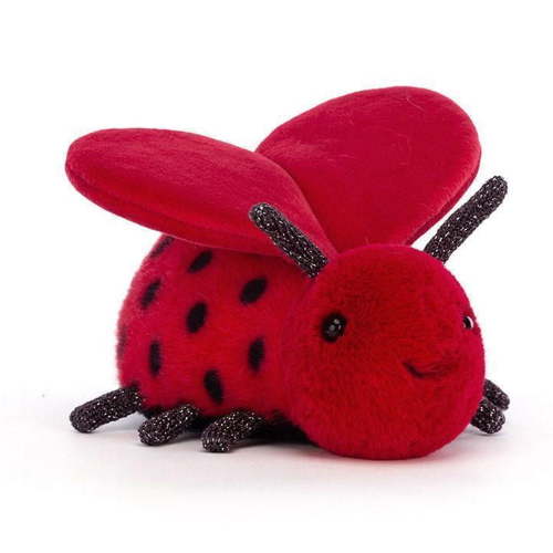 Loulou Love Bug Soft Plush Stuffed Animal Toy - Snuggly Bedtime Companion Gift for Teens & Adults, Luxuriously Huggable Collectible Friend Loulou Love Bug