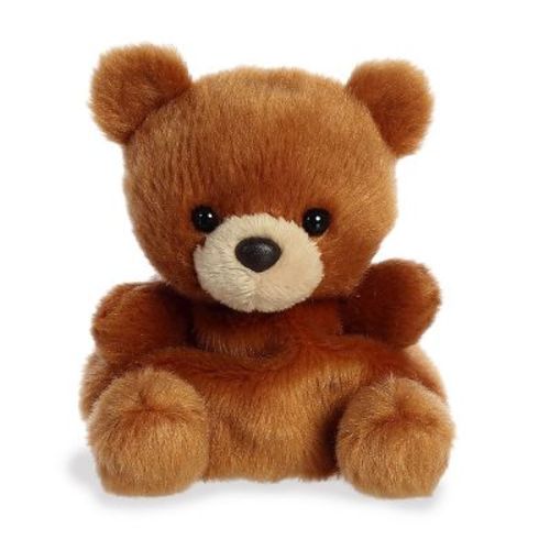 Aurora Mini Artie Bear Palm Pals Adorable Stuffed Animal Brown 4.5"
