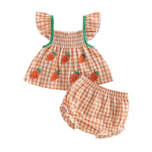 Baby Girl Summer Clothes Heart Print Ruffle Strap Tops Dress Shorts 2Pcs Princess Fashion Outfit Sets