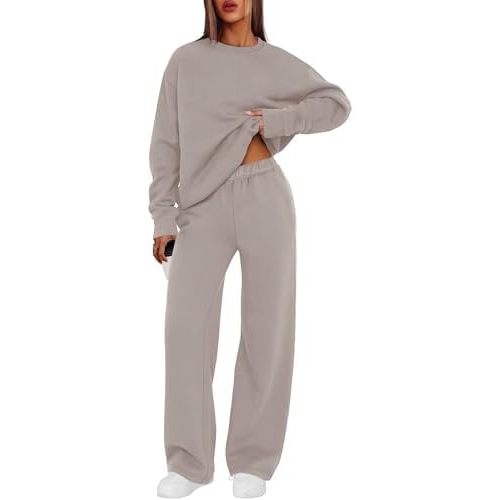 XIEERDUO Sweatsuits Women 2 Piece Outfit Matching Lounge Sets Fall Outfits 2025 Fashion Clothing Crewneck Track Suits