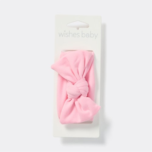 Wishes Baby Basic Bow Headband - Pink