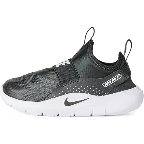Amazon.com | Nike Baby/Toddler Flex Runner 4 Running Shoes, Black/Black-White, 4C | Sneakers