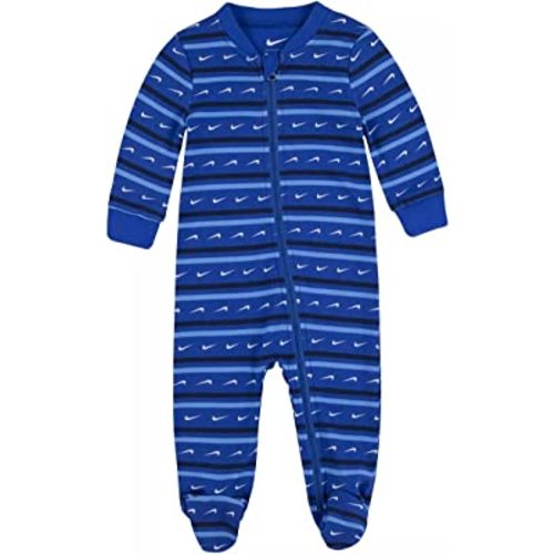 Nike Baby Boy All Over Print Full Zip Footed Coverall