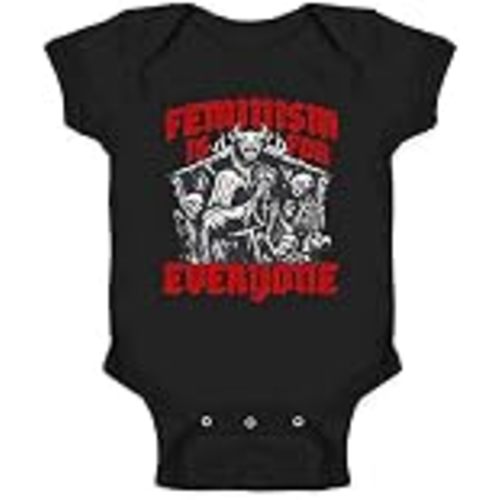 Pop Threads Feminism is for Everyone Gothic Skeleton T-Shirt Baby Bodysuit