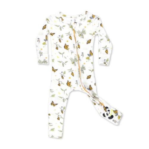 Monarch Butterfly Bamboo Convertible Footie by Bellabu Bear