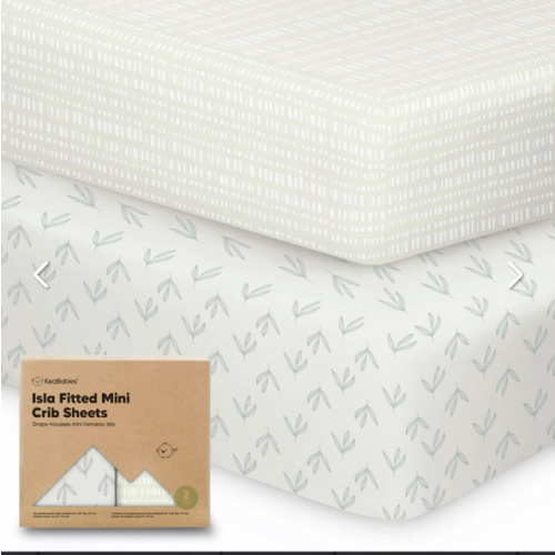 Isla Fitted Mini Crib Sheets