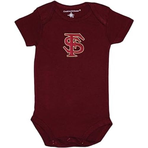 Florida State University FSU Newborn Baby Clothes, Seminole, Boy and Girl College Bodysuit