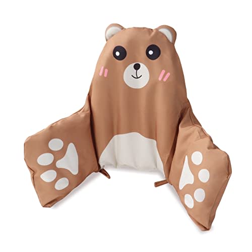 High Chair Cushion, for IKEA High Chair Cushion (Brown Bear) | for IKEA Highchair Cushion for IKEA Antilop Highchair, Built-in Inflatable Cushion, Baby Sitting More Comfortable