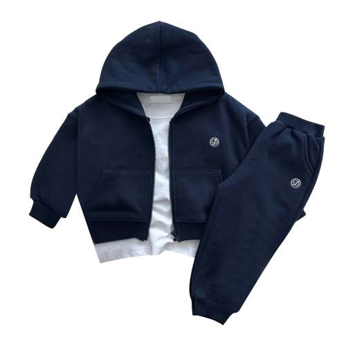 Gerichy Baby Boys Fall Winter Outfits, Baby Boy Outfits Toddler Baby Boy Girl Fall Winter Outfits Children's Kid's Hoodie Set Boy's And Girl's Baby Zipper Hooded Long Sleeved Long Pants Two Piece Set