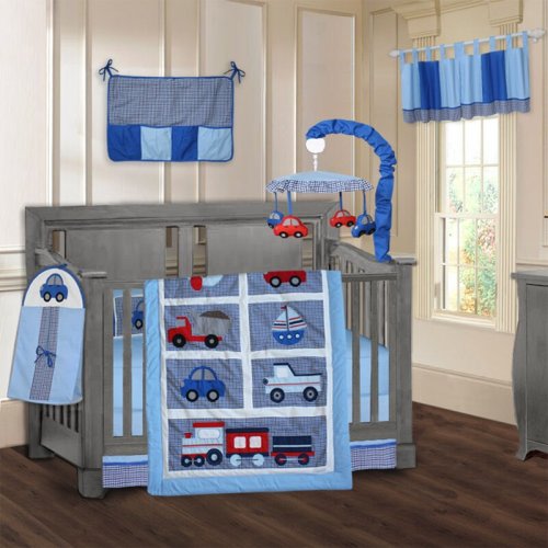 Zoomie Kids Knuth Transport 9 Piece Crib Bedding Set & Reviews | Wayfair