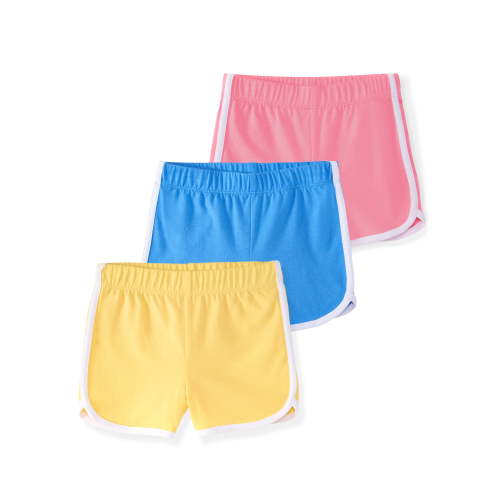 Garanimals Baby & Toddler Girls Cotton Pull-On Dolphin Shorts, 3-Pack, 0M–6T