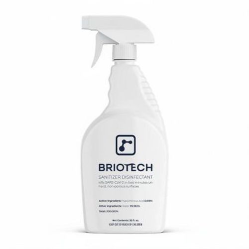 Briotech Sanitizer Disinfectant, Kill 99.99% of Viruses & Bacteria, Control Mold, 32 fl oz