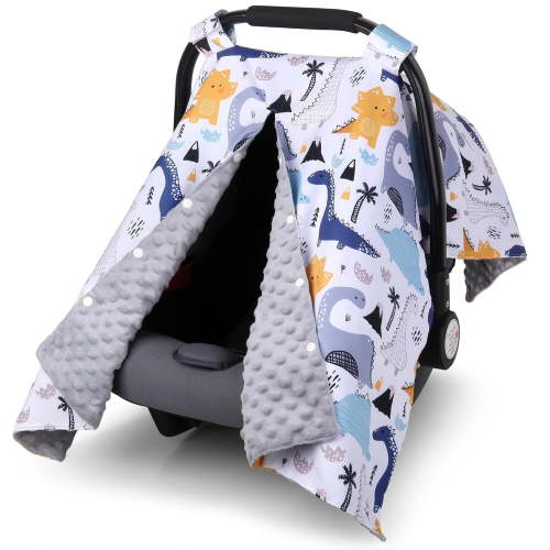 Newborn Carrier Canopy Car Seat Covers for Newborn, Baby Car Seat Cover for Girls Boys, Opening Infant Car Seat Cover, , Windproof Stroller Cover for All Seasons