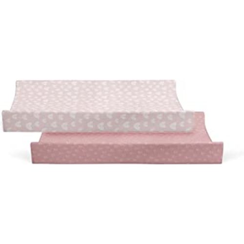 Bubba Blue Nordic Waterproof Change Mat Cover, 48 x 82 cm Size, Dusty Berry/Rose (Pack of 2) 100.0 Grams