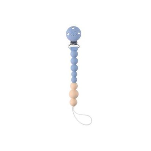 Loulou Lollipop Pacifier Clip Baby Teether OneC - Blue Fog