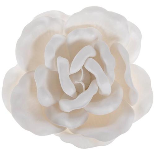 White Flowers Adhesive Wall Art