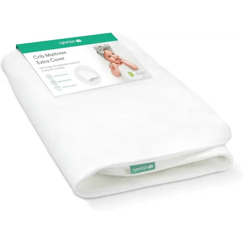 Newton Baby Crib Mattress Spare Cover | 100% Breathable Proven to Reduce Suffocation Risk, Safe, Machine Washable, Non-Toxic, Rest Easy - Cloud White (Cover ONLY)