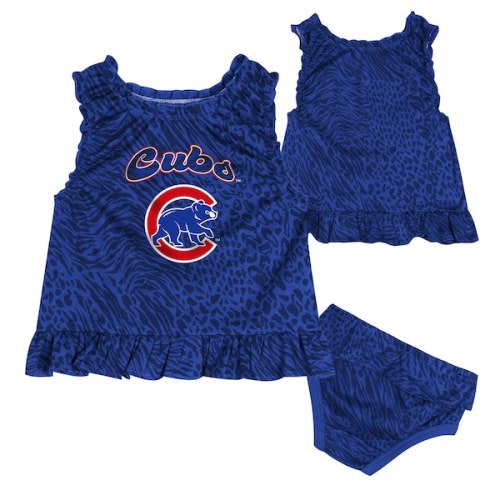 Infant Chicago Cubs  Royal Playground Dress & Bloomers Set