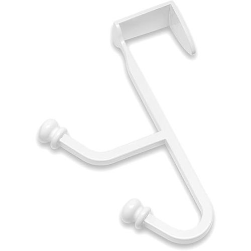 Whitmor Over the Door Double Hook, White