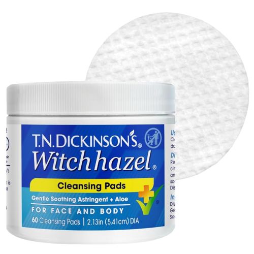 T.N. Dickinson's Witch Hazel Cleansing Pads, 60 Count