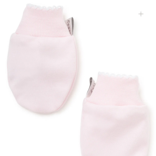 Pink/White Kissy Basics Mittens