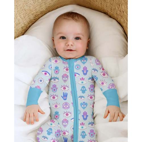 Hamsa Heart Guardians Family Matching Bamboo Convertible Zippy – Zumbamboo