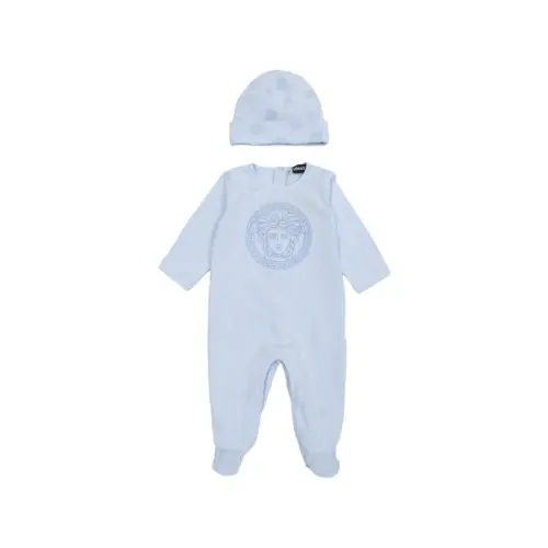 Versace Kids Medusa-print Babywear Set | Blue | FARFETCH