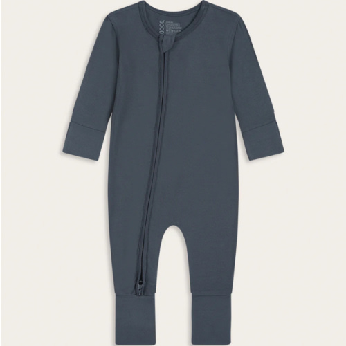 Baby Long Sleeve Romper-Storm