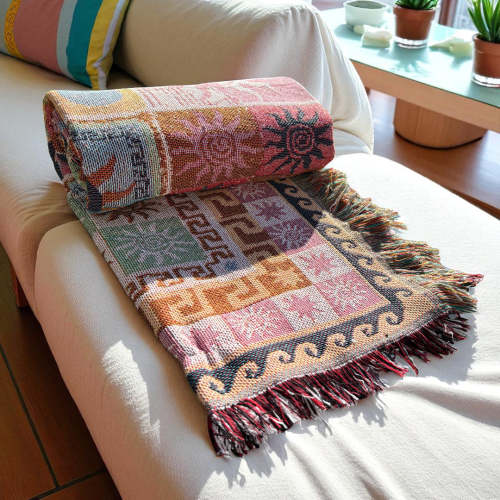 Boho Tapestry Throw Blanket