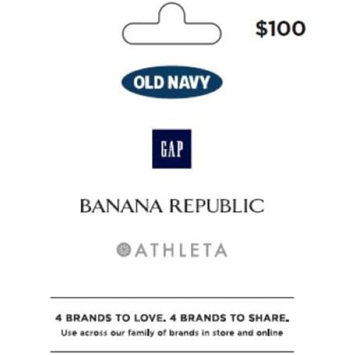 GAP Options(Multibrand) Physical Gift Card - $100